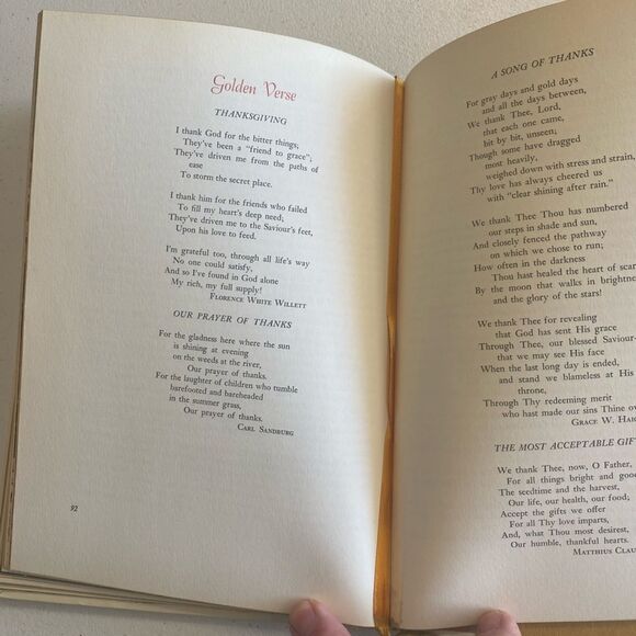 EUC - The Gold Star Family Album Hard Back Cover 1966 Christian - Picture 8 of 8